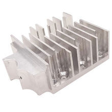 Zinc Plated Aluminum Extrusion CNC Machining Heatsink