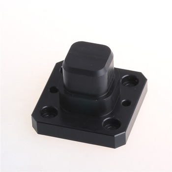 High Quality 5 Axis CNC Machining Black Anodized Aluminum Parts