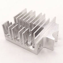 Zinc Plated Aluminum Extrusion CNC Machining Heatsink