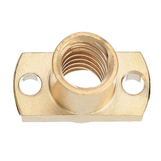 Copper 3D Printers Parts Brass T8X8mm Flange Lead Screw Nut
