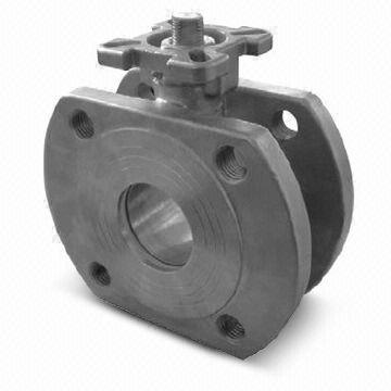 Wafer Ball Valve with Mounting Pad Butterfly Valve Disc