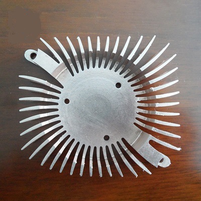 CNC Precision Processing Part Sunflower Shape Heat Sink